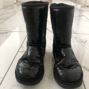 UGG Classic Short Sequin Boots